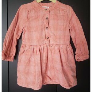 2t girl peachy dress